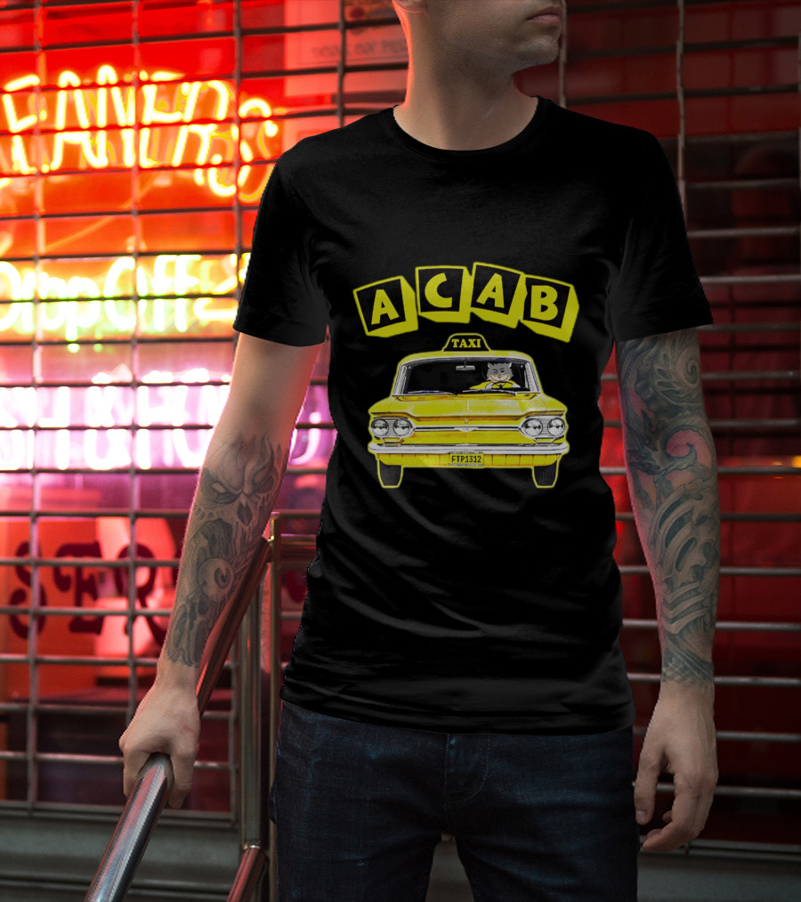 ACAB Taxi Cat FTP1312 T-Shirt