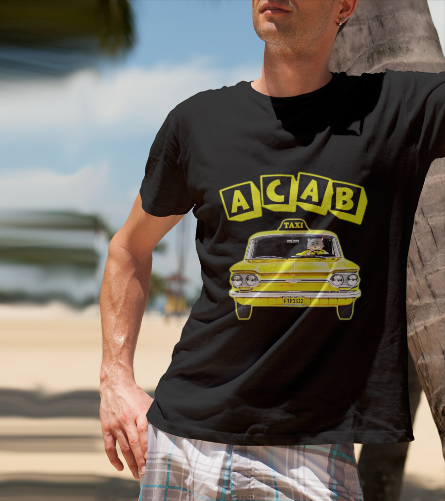 ACAB Taxi Cat FTP1312 T-Shirt