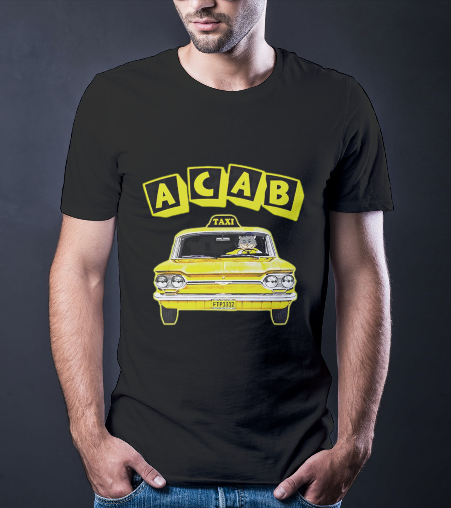 ACAB Taxi Cat FTP1312 T-Shirt