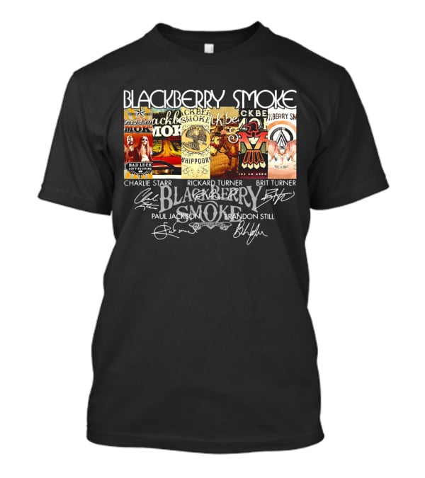 BLACKBERRY SMOKE CHARLIE STARR RICKARD TURNER BRIT TURNER PAUL JACKSON BRANDON STILL T-Shirt