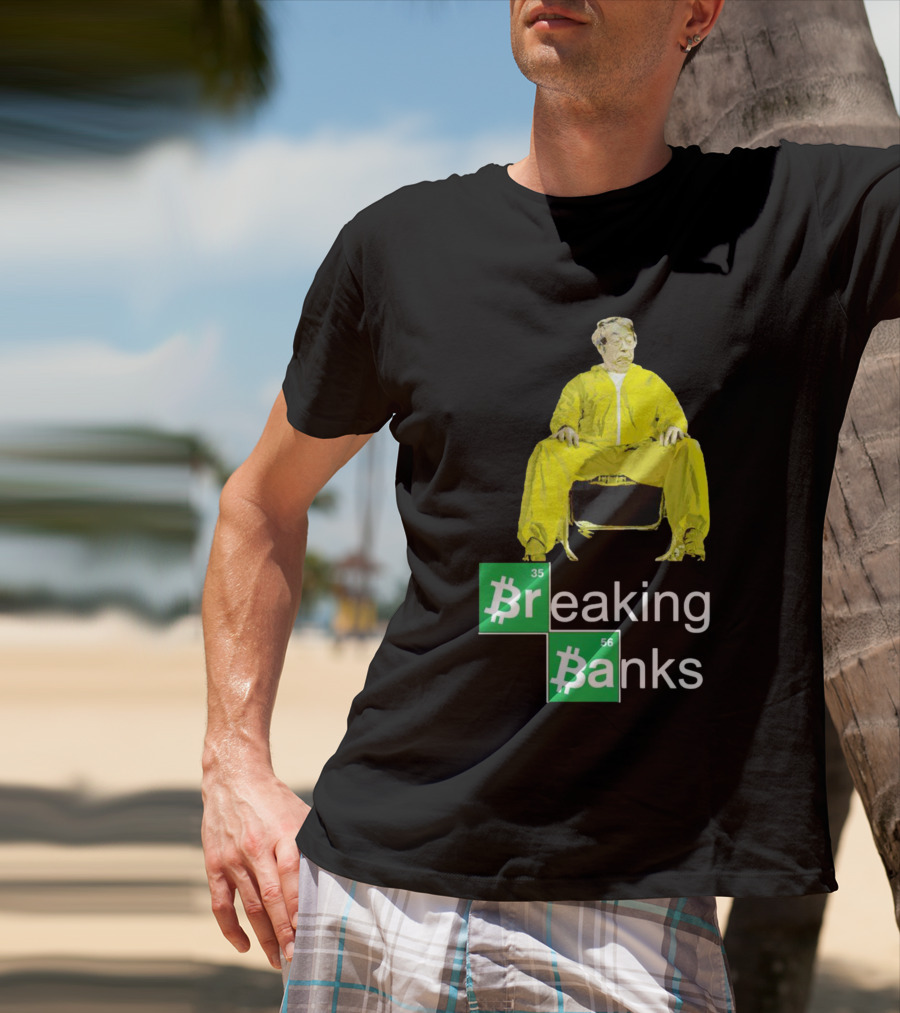 Breaking Banks Bitcoin Chemistry Suit T-Shirt