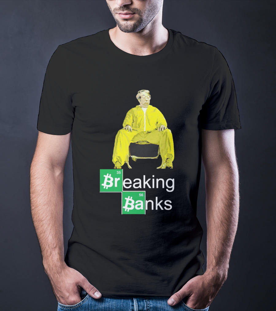 Breaking Banks Bitcoin Chemistry Suit T-Shirt