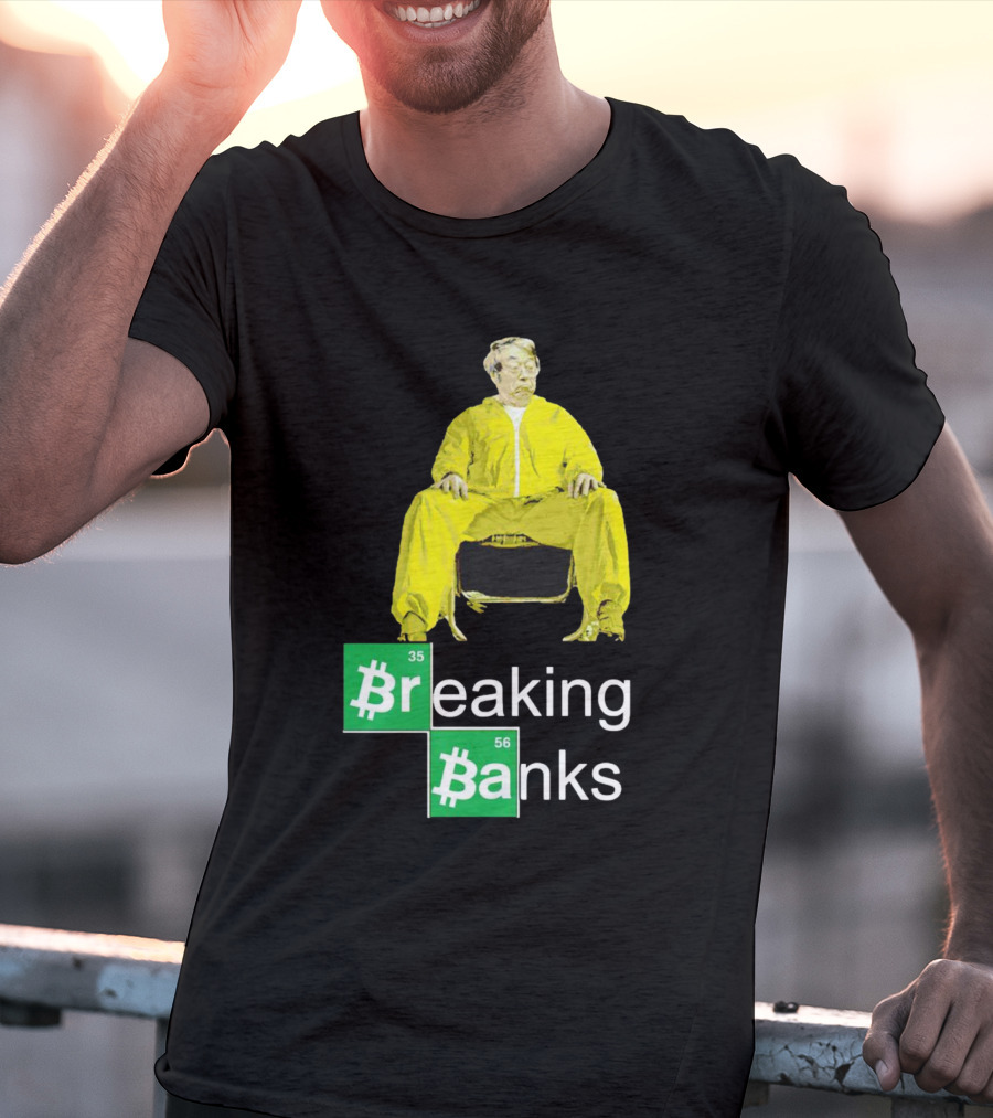 Breaking Banks Bitcoin Chemistry Suit T-Shirt