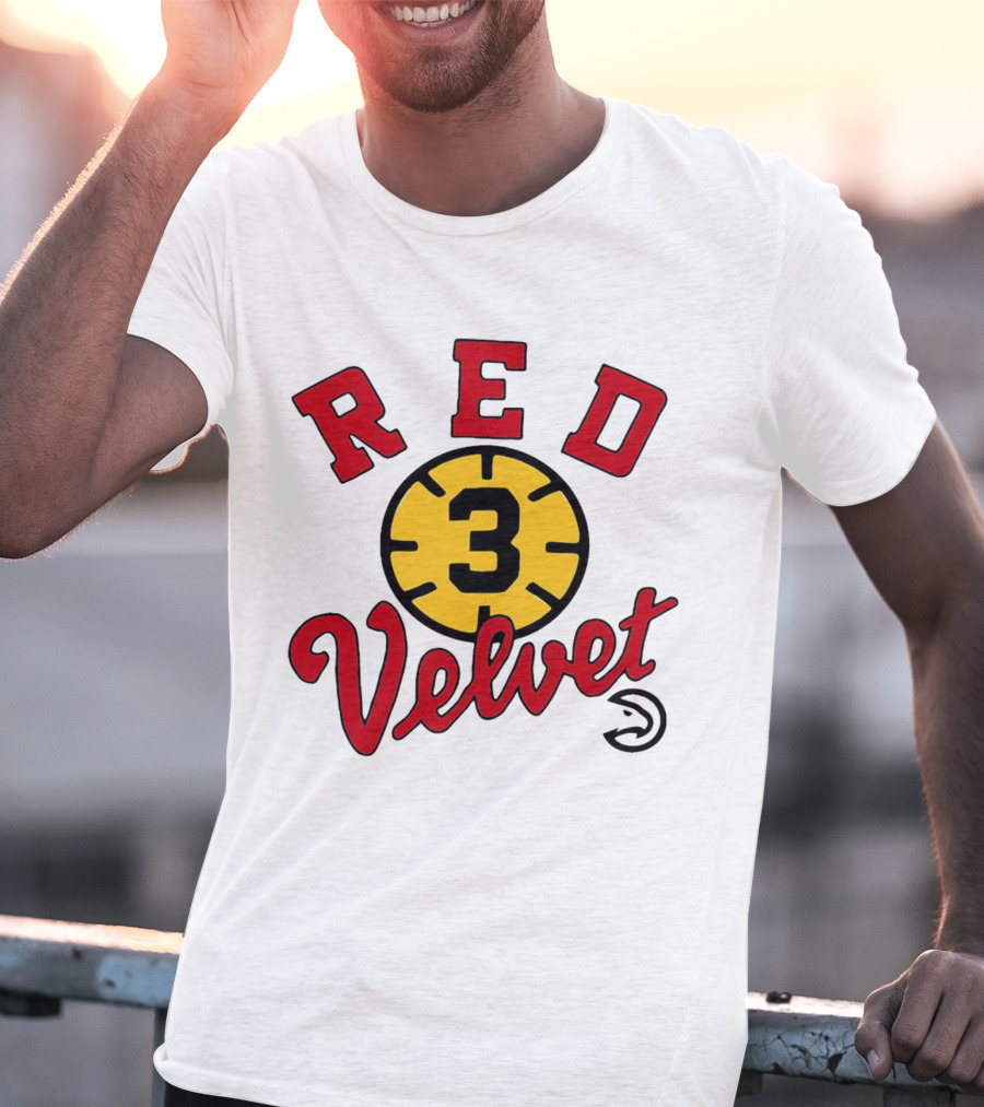 Kevin Huerter Red Velvet 3 Basketball Clock T-Shirt