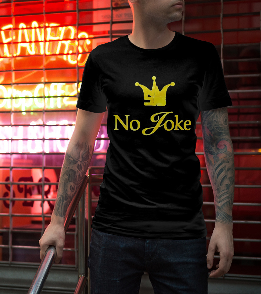 No Joke Yellow Crown T-Shirt