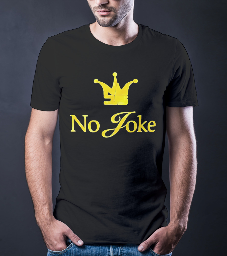 No Joke Yellow Crown T-Shirt