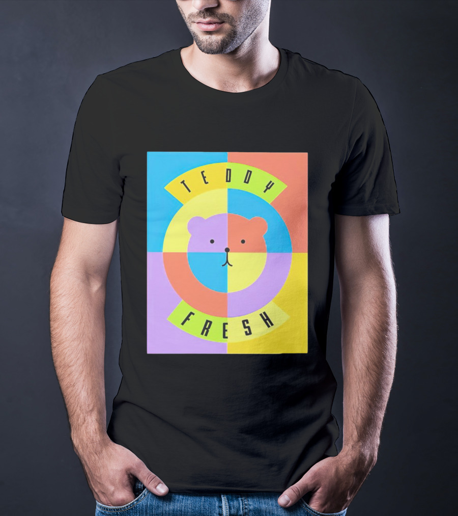 Teddy Fresh Colorful Circle Bear T-Shirt