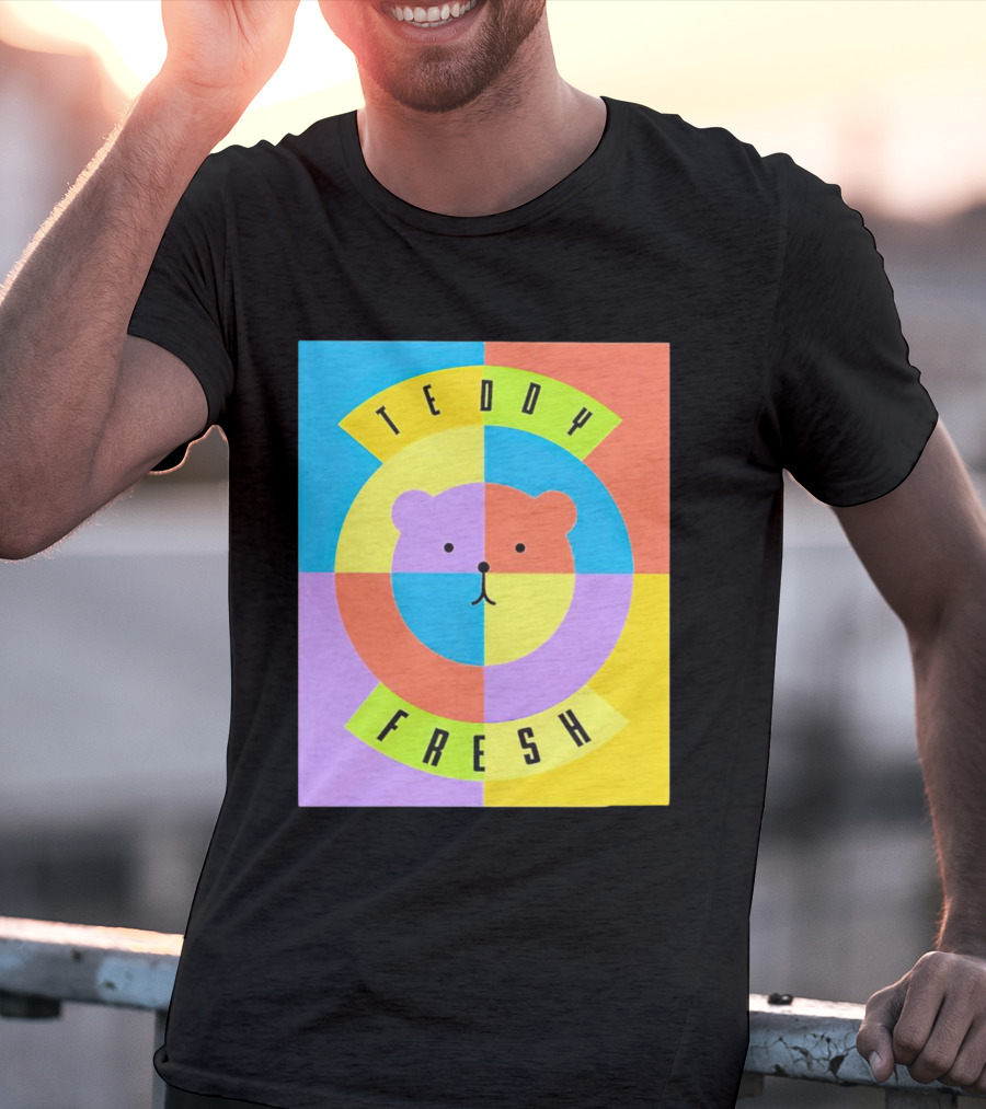 Teddy Fresh Colorful Circle Bear T-Shirt