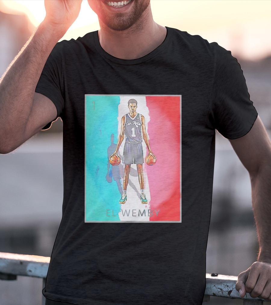 Victor Wembanyama San Antonio Spurs El Wemby Basketball T-Shirt