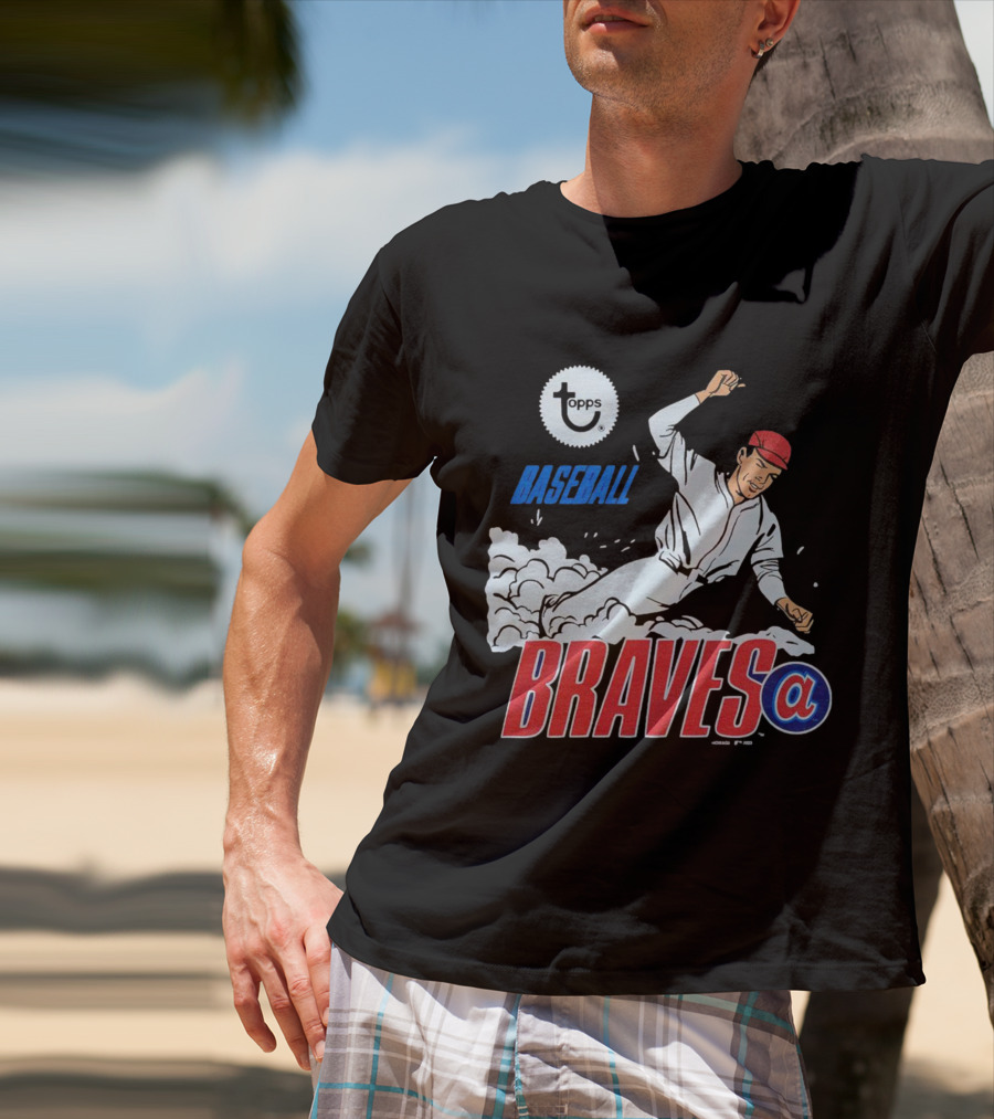 Topps Baseball Braves MLB Atlanta Braves T-Shirt