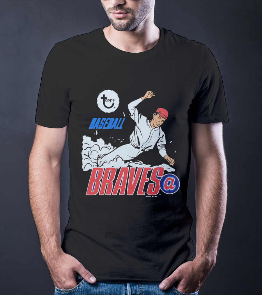 Topps Baseball Braves MLB Atlanta Braves T-Shirt