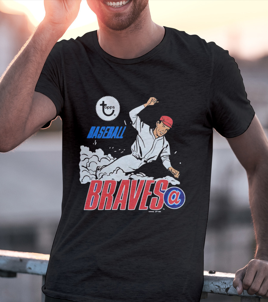 Topps Baseball Braves MLB Atlanta Braves T-Shirt