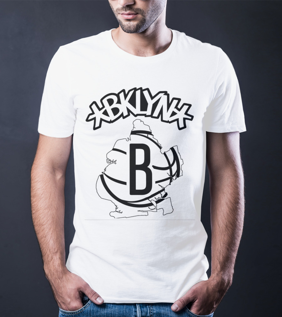 BKN Nets Map Basketball Brooklyn T-Shirt