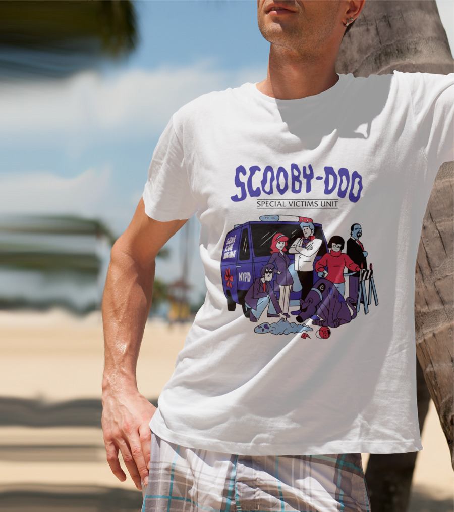 Scooby-Doo Special Victims Unit NYPD Scene Investigation T-Shirt
