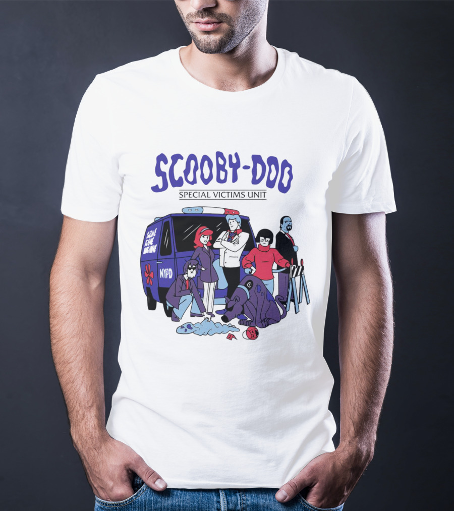 Scooby-Doo Special Victims Unit NYPD Scene Investigation T-Shirt