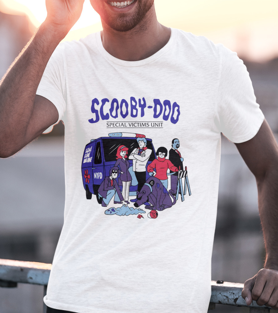 Scooby-Doo Special Victims Unit NYPD Scene Investigation T-Shirt