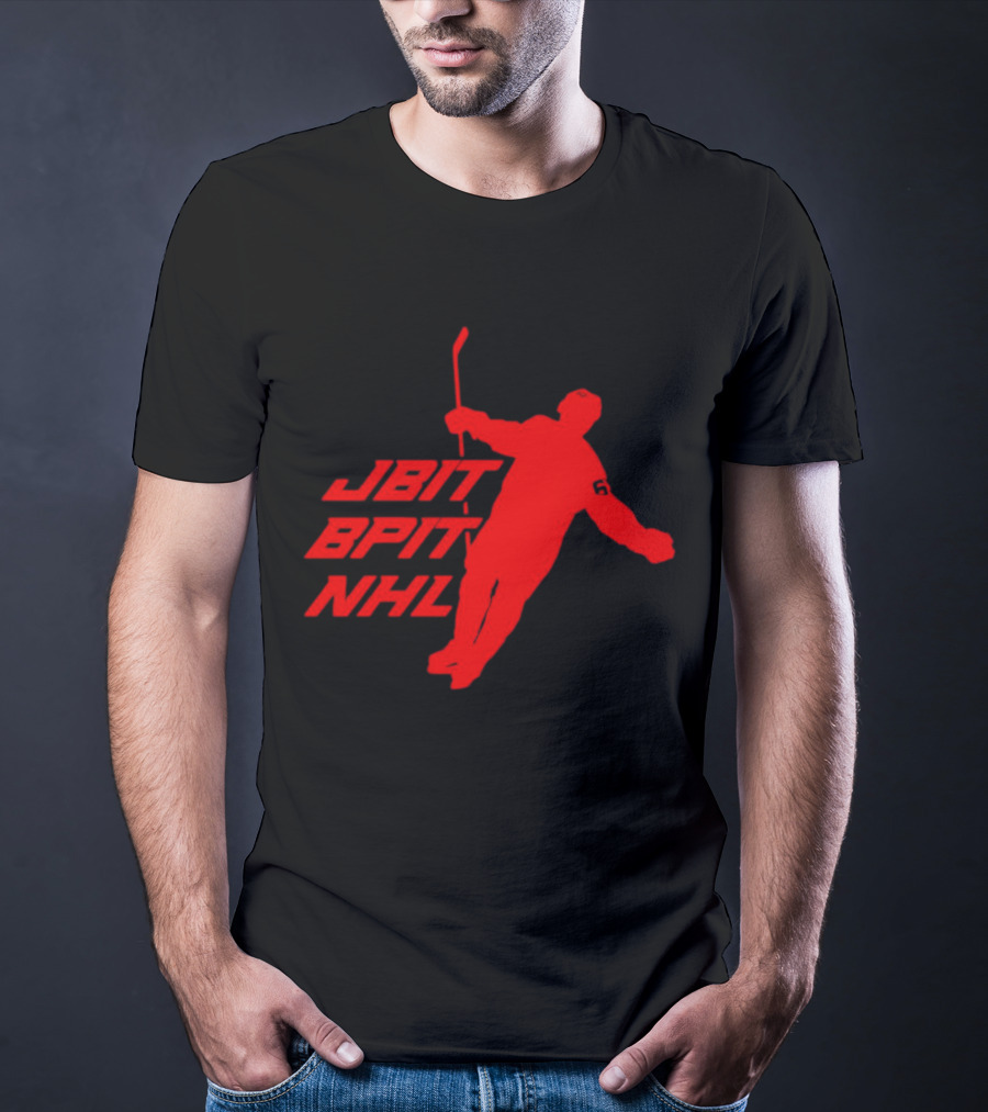 Jbitbpitnhl Jesper Bratt New Jersey Devils NHL Red T-Shirt