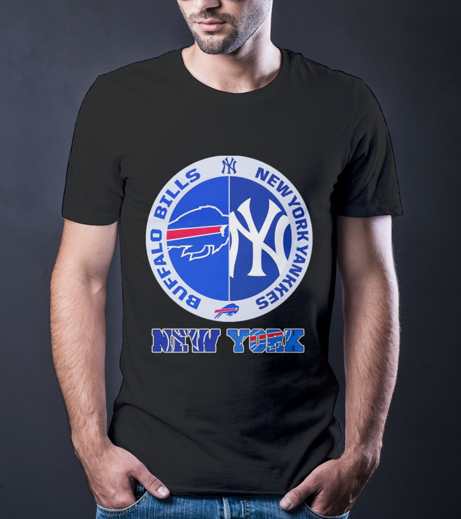 New York Buffalo Bills New York Yankees NYY NY Buffalo T-Shirt