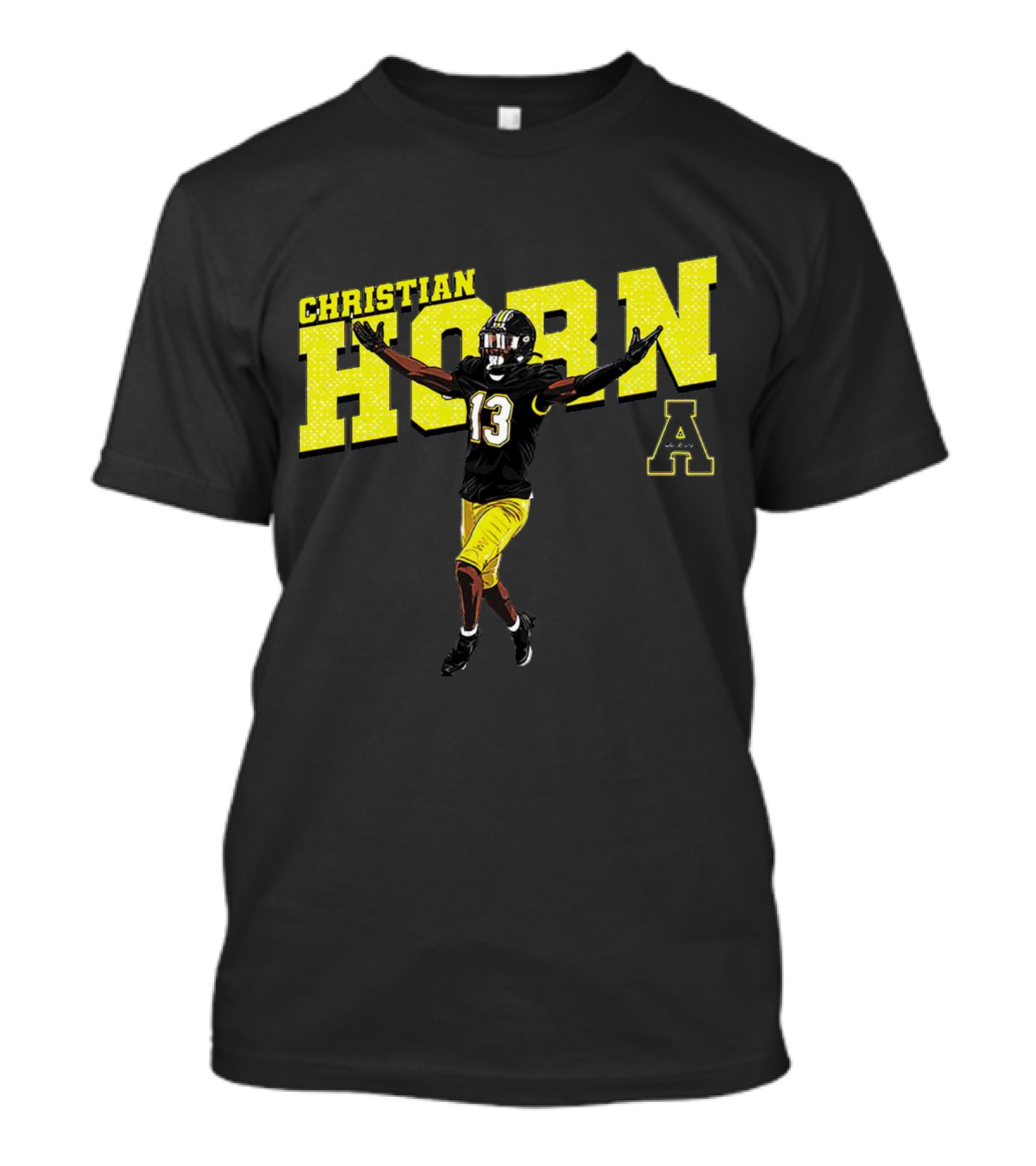 Christian Horn App State NCAA Football Player Number 13 T-Shirt