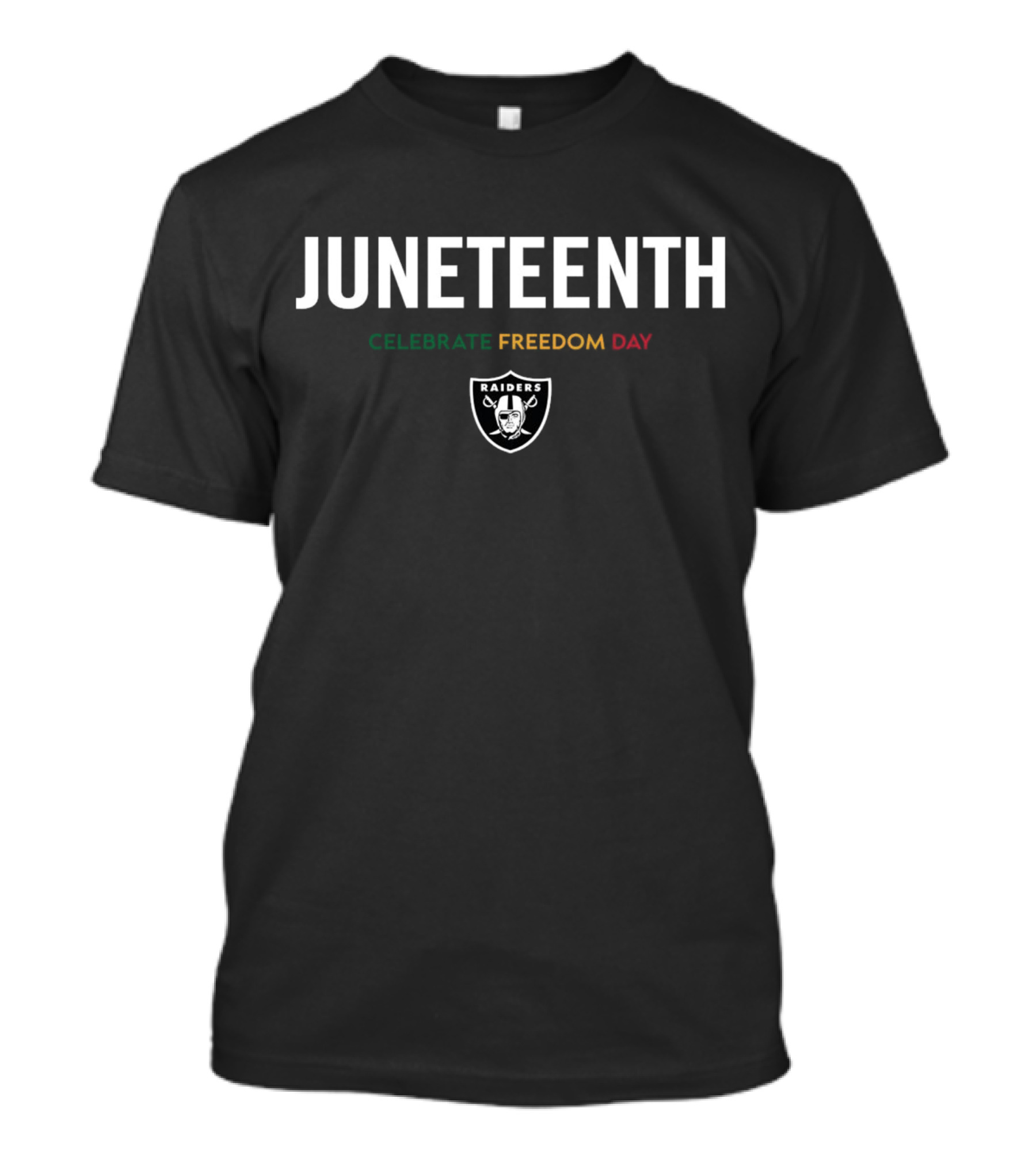 Juneteenth Celebrate Freedom Day Raiders T-Shirt