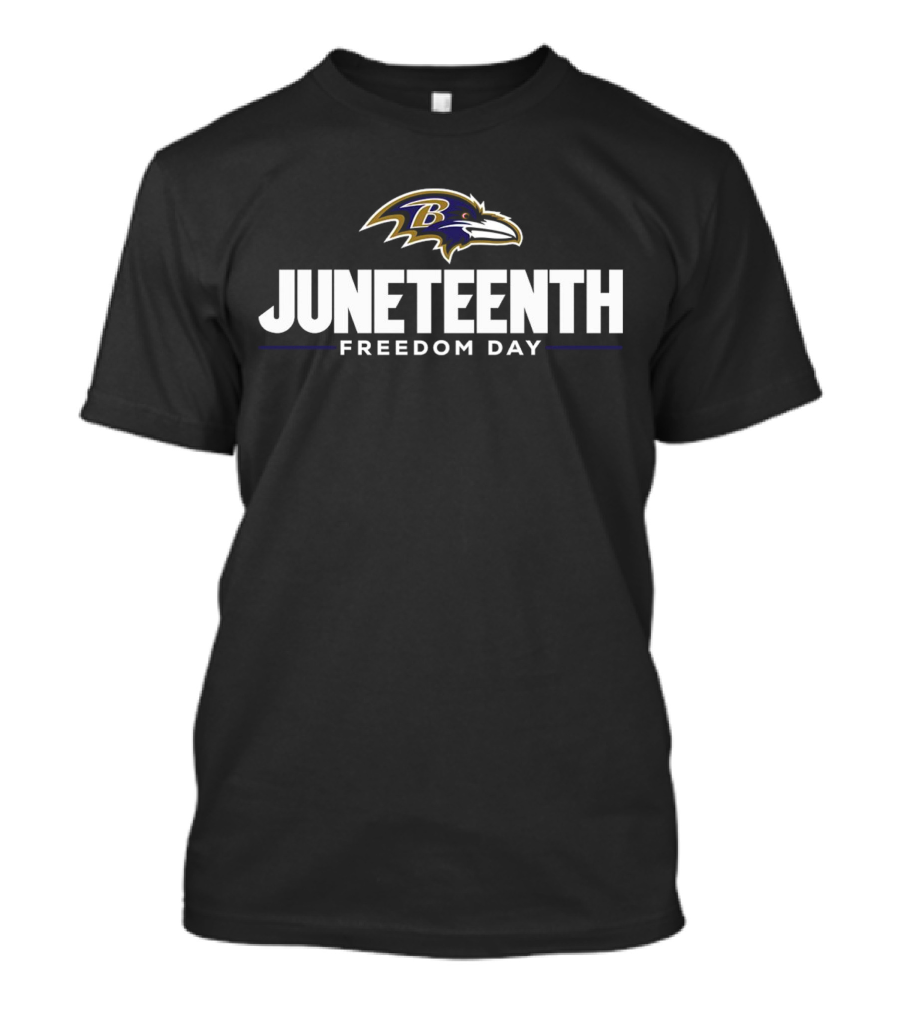 Juneteenth Freedom Day Baltimore Ravens T-Shirt