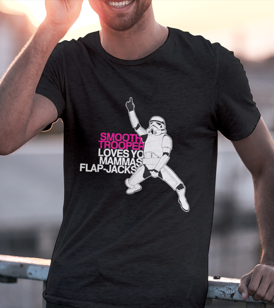 Smooth Trooper Loves Yo Mammas Flap-Jacks Stormtrooper Dance Pose T-Shirt