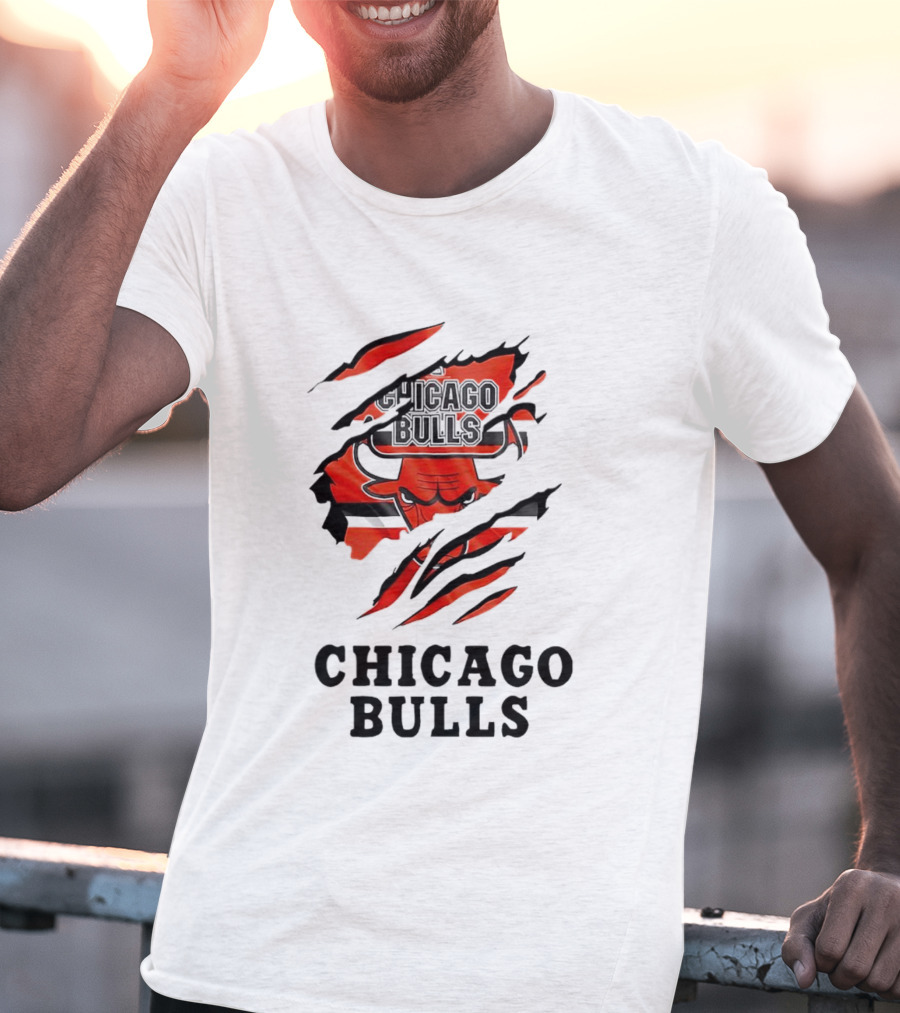 Chicago Bulls Torn Reveal Inside Me T-Shirt