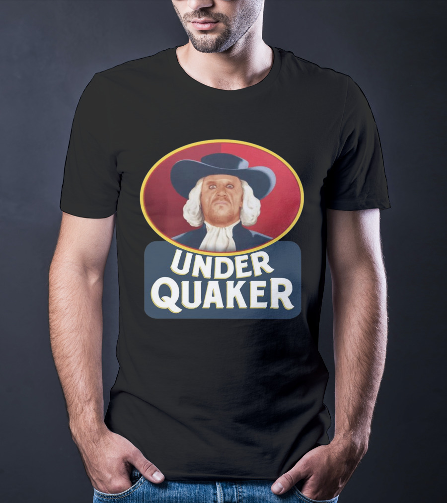 Quaker Oats Logo Parody Under Quaker T-Shirt