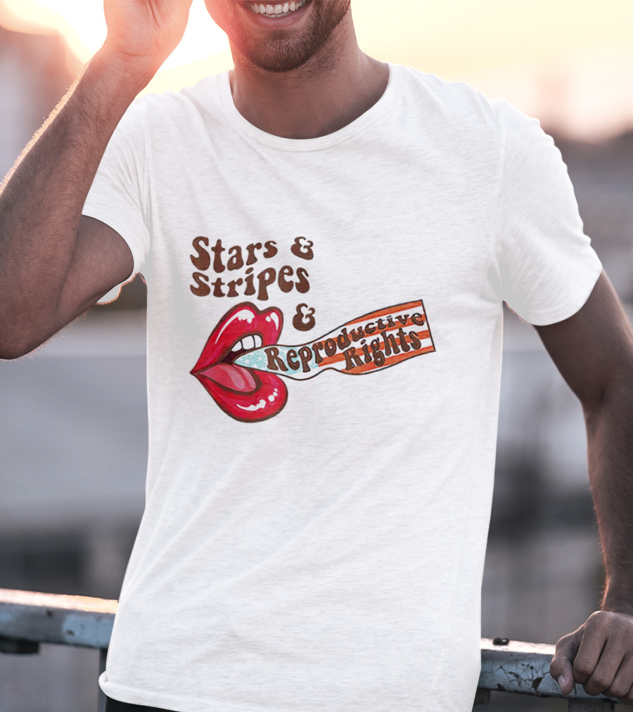 Stars Stripes And Reproductive Rights American Voices T-Shirt