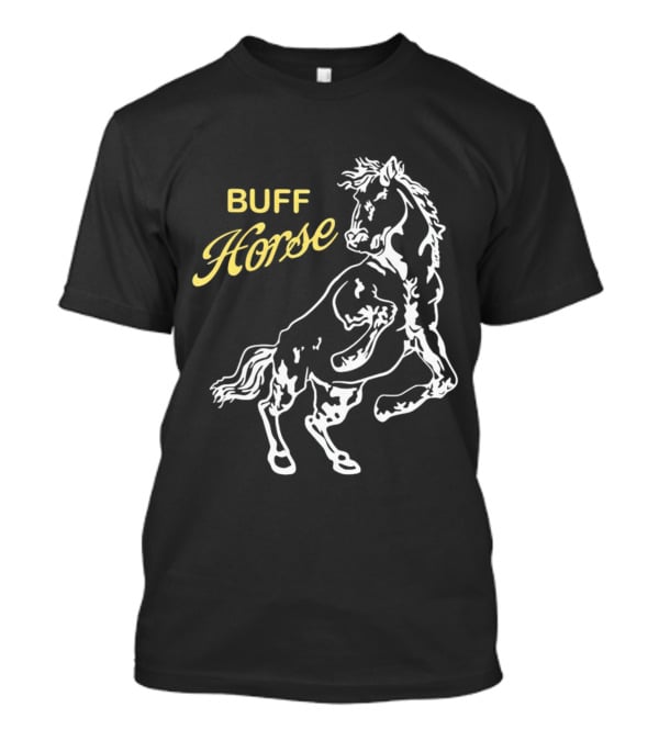 Buff Horse Stallion Graphic Strength T-Shirt