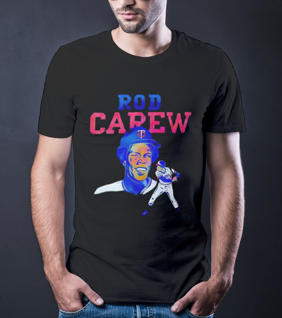 Rod Carew Twins Baseball Player T-Shirt