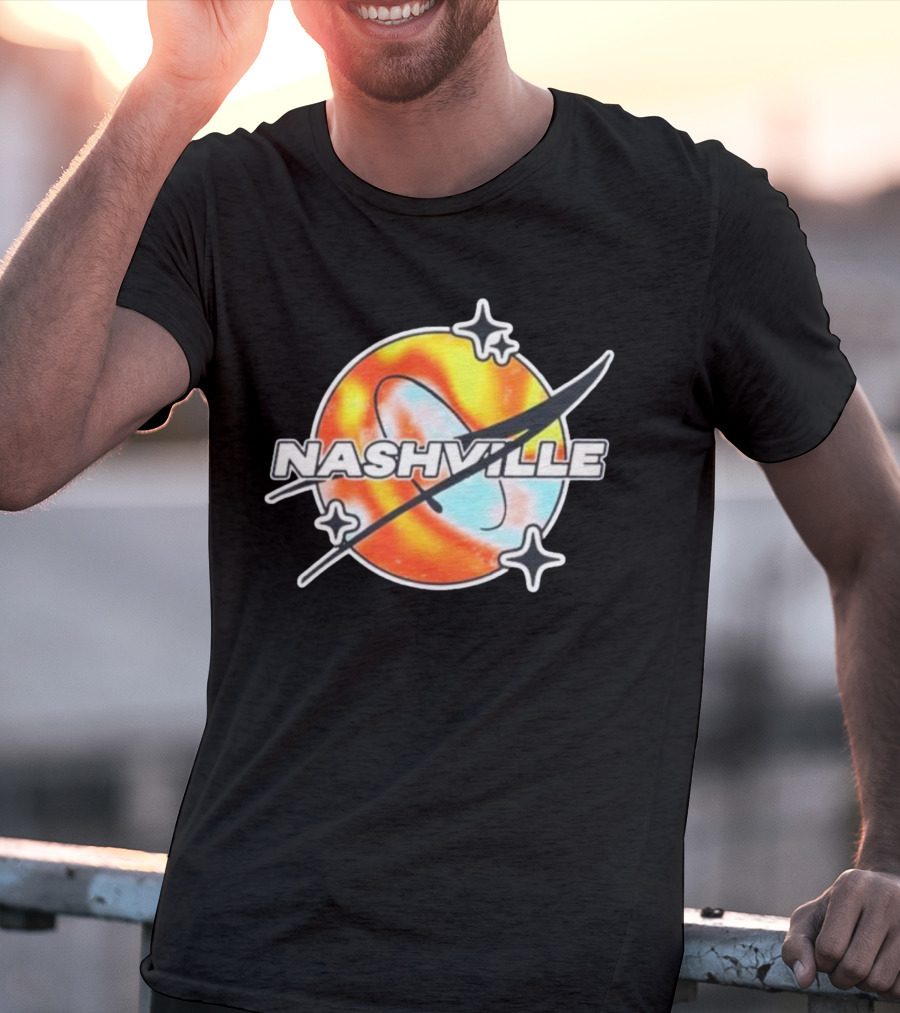 Nashville Melty Space Planet T-Shirt