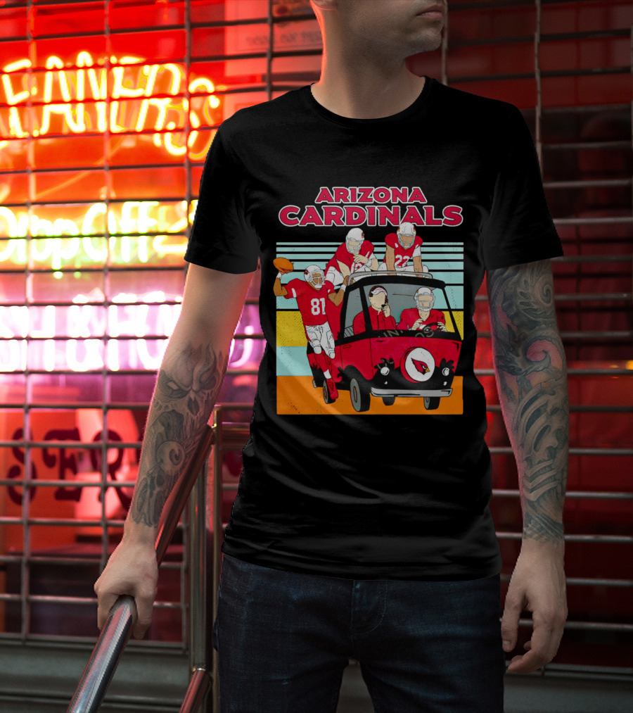 Arizona Cardinals Vintage Football Friends T-Shirt