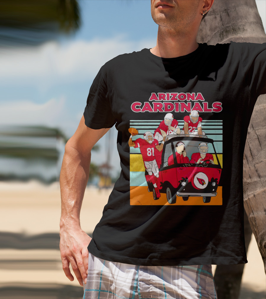 Arizona Cardinals Vintage Football Friends T-Shirt