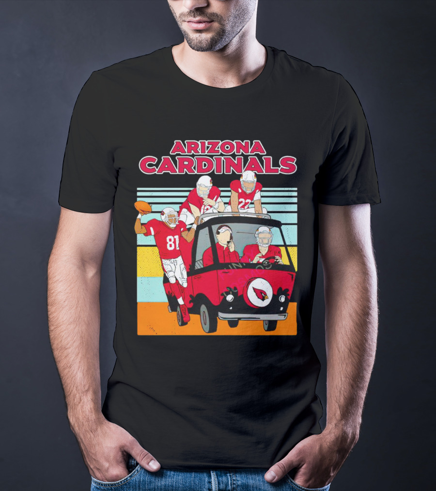 Arizona Cardinals Vintage Football Friends T-Shirt