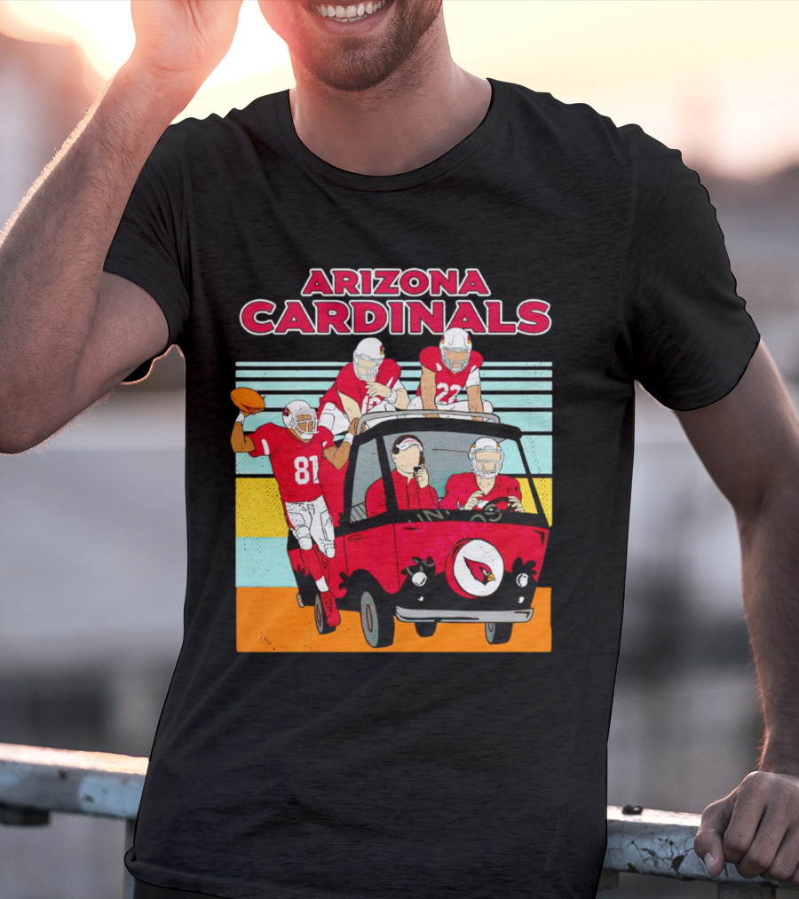 Arizona Cardinals Vintage Football Friends T-Shirt