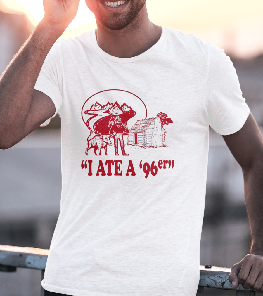 I Ate A 96er John Candy Great Outdoors Cabin Bear Mountains T-Shirt