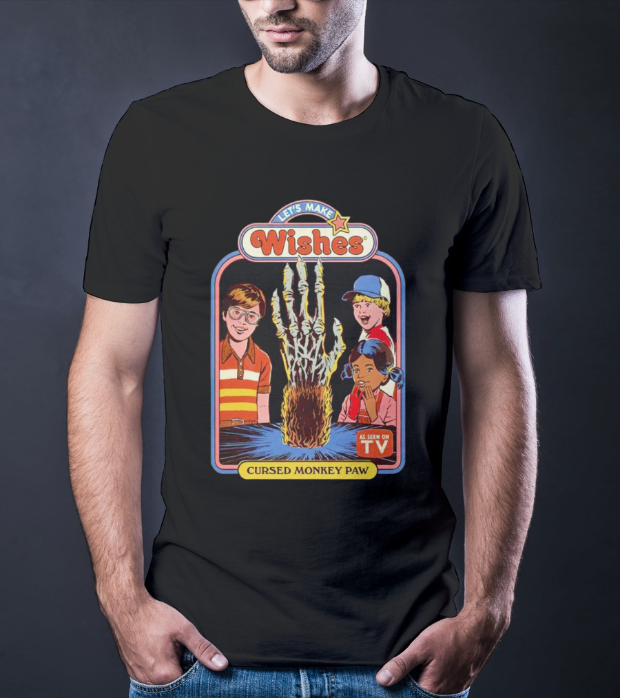 Let’s Make Wishes Cursed Monkey Paw As Seen On TV T-Shirt