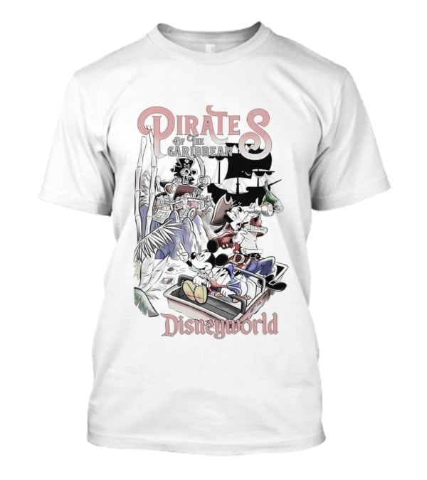 Pirates Of The Caribbean Mickey Disneyland Adventure T-Shirt