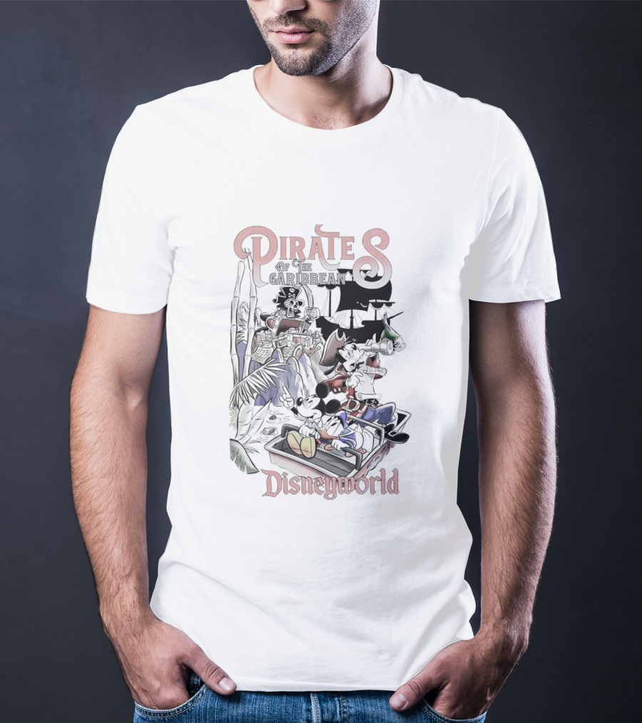 Pirates Of The Caribbean Mickey Disneyland Adventure T-Shirt