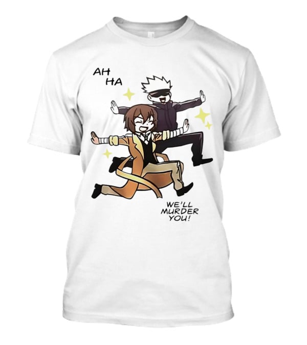 Ah Ha We’ll Murder You Cartoon Characters Dance Pose With Stars T-Shirt