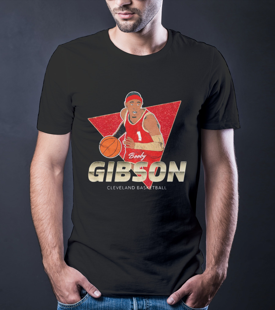Booby Gibson Cleveland Basketball Player Number 1 T-Shirt