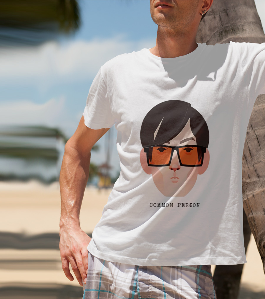 Common Person Sunglasses Face T-Shirt