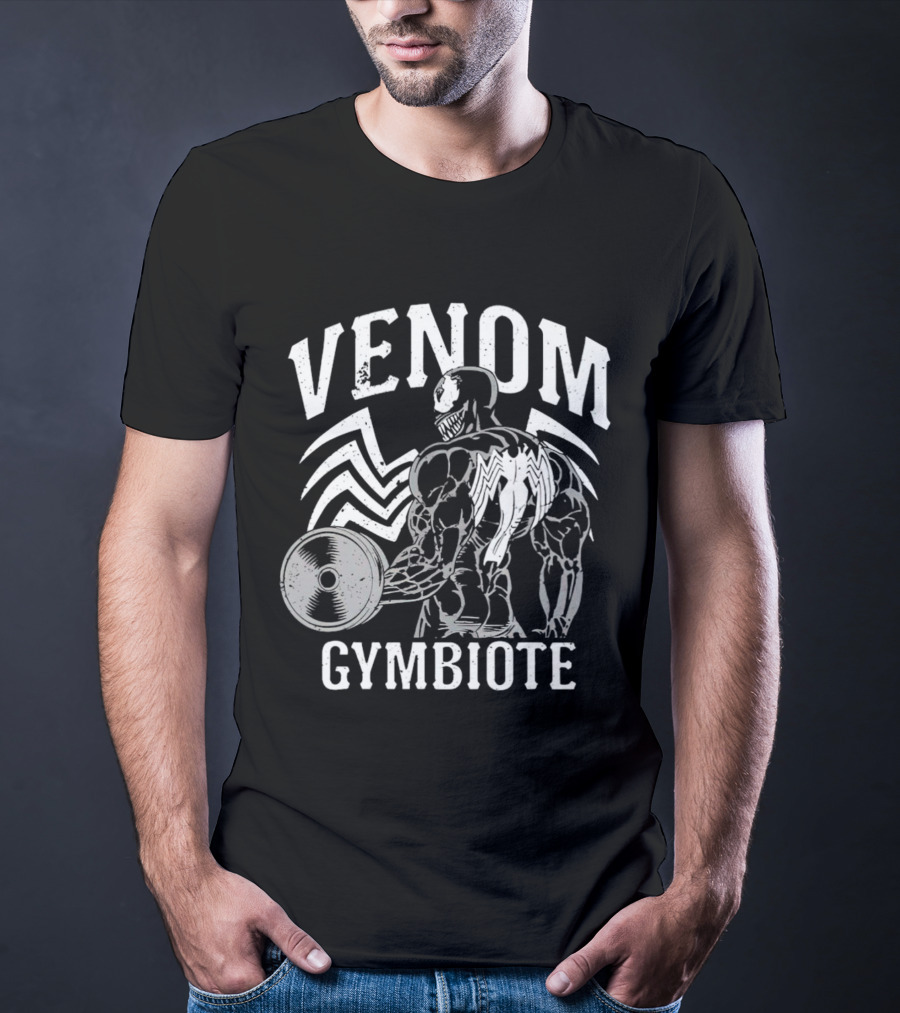 Venom Gymbiote Muscular Strength Workout Fitness Venoms Gymbiote Workout T-Shirt
