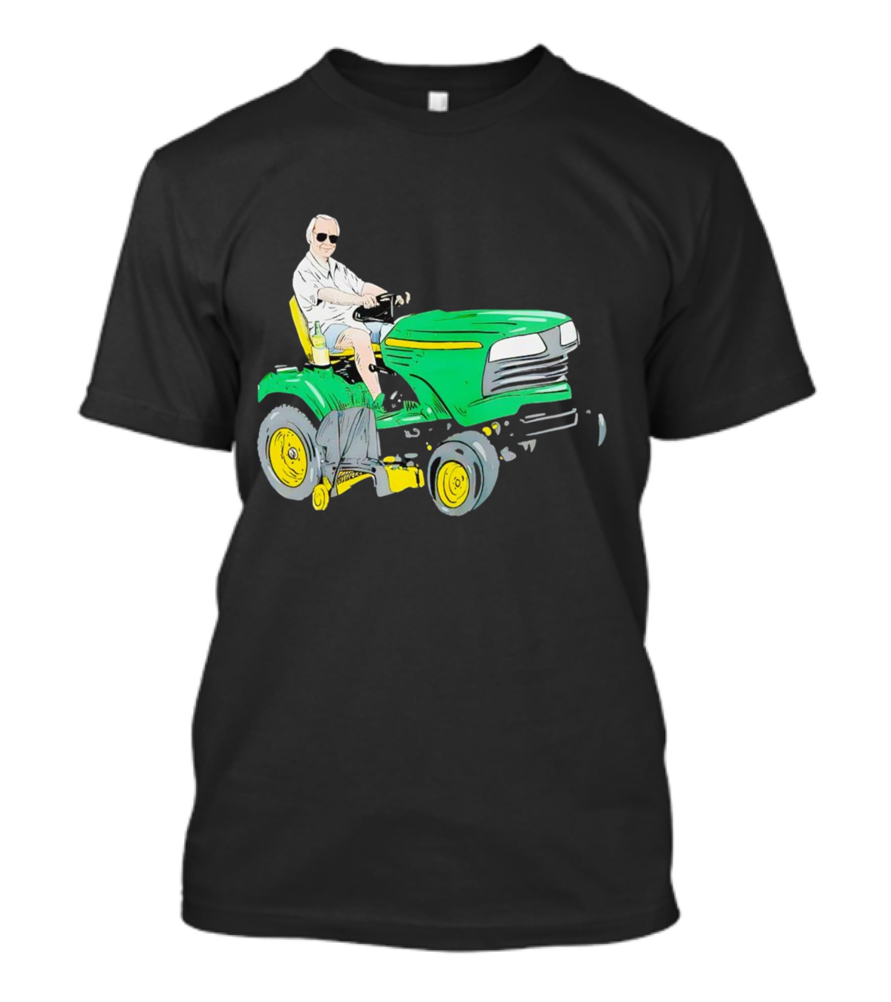 George Jones No Show Jones Riding Green Tractor T-Shirt