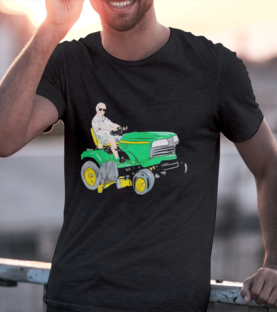 George Jones No Show Jones Riding Green Tractor T-Shirt