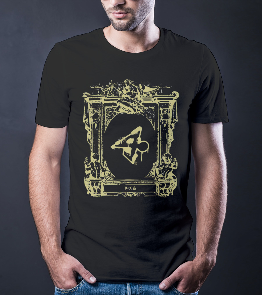 Ranboo Generation Loss 01100110 Vintage Frame With Dripping Triangle T-Shirt