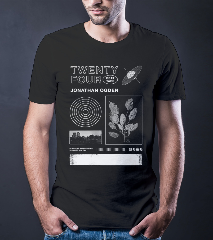 Twenty Four Beat Tape Jonathan Ogden 24 Tracks Based On The 24 Hours In A Day T-Shirt