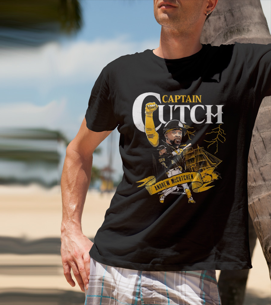 Andrew McCutchen Captain Cutch Pittsburgh Pirates Baseball T-Shirt