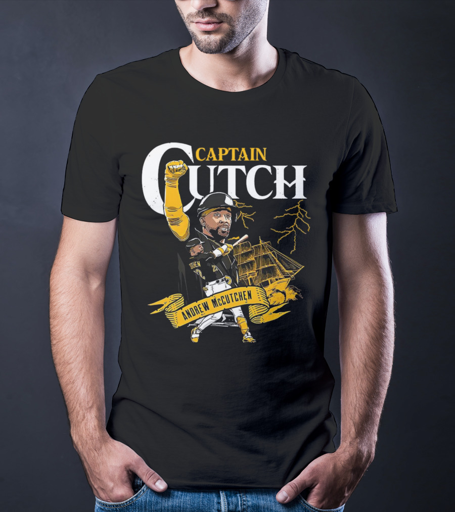 Andrew McCutchen Captain Cutch Pittsburgh Pirates Baseball T-Shirt